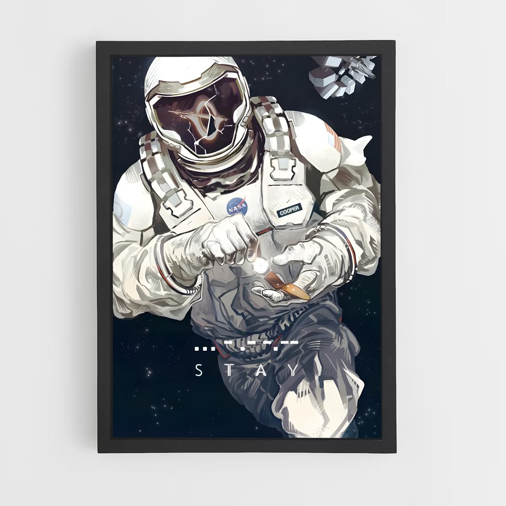 Poster artistique interstellaire captivant – affiche Art spatial (vue 2)